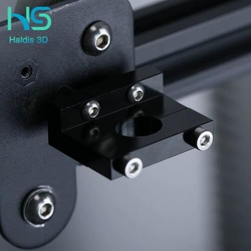 Haldis 3D V6 Hotend Bowden Extruder is an E3d V6 volcano 3D printer assembly fixed block Ender3 series fixed aluminium parts
