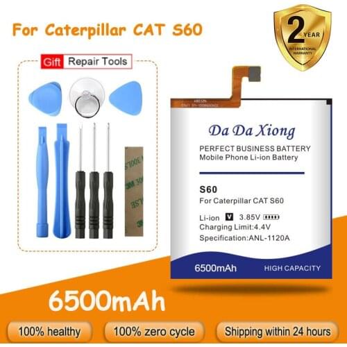 High capacity 6050mAh for Caterpillar CAT S60 APP-12F-F57571-CGX-111 Replacement batteria + free tools