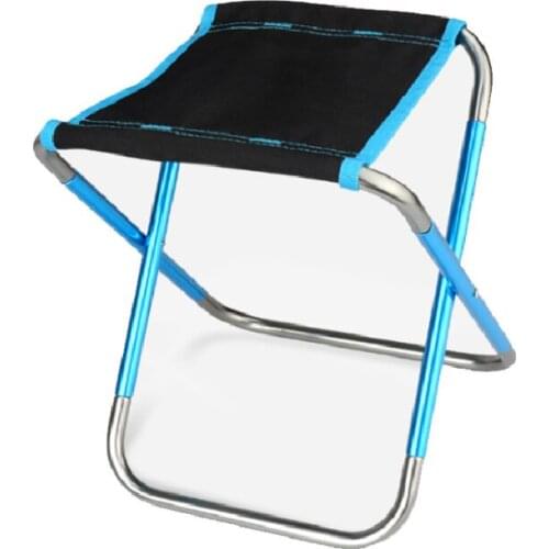 Hot Sale Portable Small Stool Fishing Chair Lightweight Picnic Camping Chair Foldable Aluminum alloy Folding Outdoor Furniture
