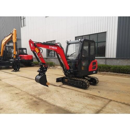 Mini Crawler Excavator 1.8Ton Small Digger Good Quality Farm Digging Machine