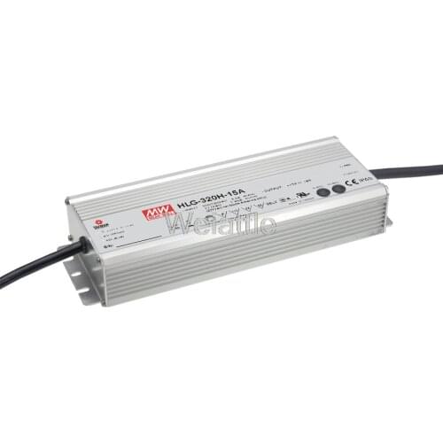 MEAN WELL HLG-320H-54A 54V 5.95A HLG-320H 54V 321.3W Single Output LED Dimming Driver Power Supply A type Waterproof IP65