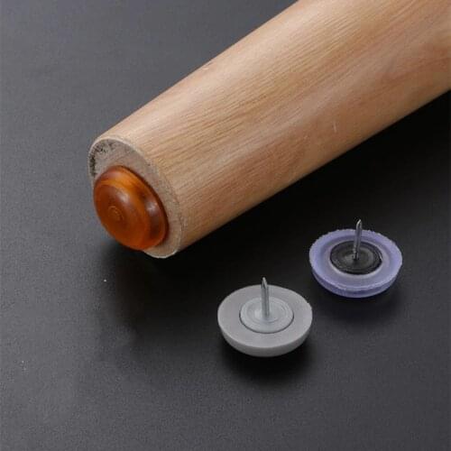 KK&FING 10pcs Plastic Pad Protector High Quality Table Chair Feet Legs Glides Skid Tile soft rubber Pad Floor Nail Protector