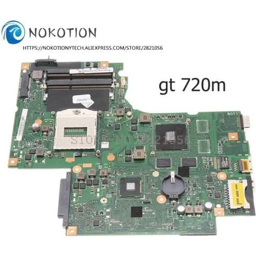 NOKOTION Laptop Motherboard For Lenovo G710 DUMBO2 Main board REV:2.1 DDR3L GT 720M graphics