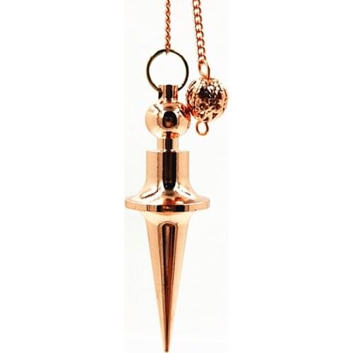 Metal Charm Pendulum For Dowsing Divination Reiki Healing Spiritual Wicca Women Men Amulet Screw Shape Pendule Radiestesia