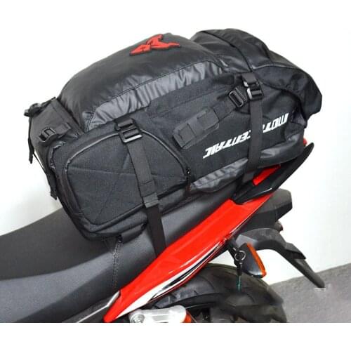 2020 New high quality Waterproof Motorcycle backpack Tail Multi-functional Durable Motobike helmet riding hiking Travel Bag