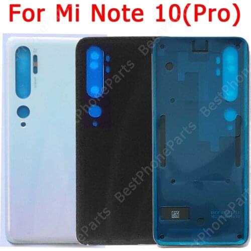 Original for Xiaomi Mi Note 10 CC9 Pro Back Battery Cover Rear housing cover case with adhensive replacement spare parts