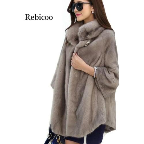 Autumn Winter WARM THICK Faux Fur Coats Women Long Slim Fur Coat Outerwear Female Warm Outwear Coats for Women