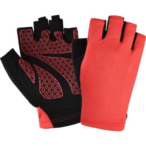 Men Women Mesh Half Finger Cycling Fitness Gloves Breathable Anti-slip Outdoor Sports Training gloves