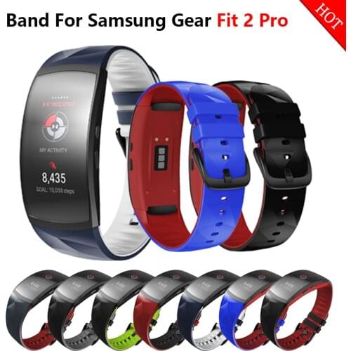 Fashion Silicone Watch Band For Samsung Gear Fit 2 Pro fitness Replacement Wrist Strap For Samsung Gear Fit2 SM-R360 Bracelet