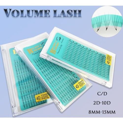 BES Russian Volume Fans Eyelashes Extension Pre Fans Professional Individual Eyelashes Free Shipping