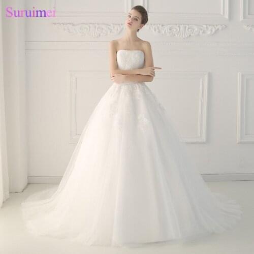 Suruimei Long Sleeve Wedding Dresses