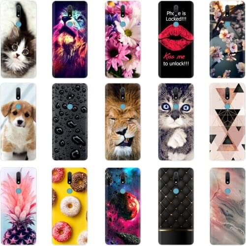 For Nokia 2.4 Case Shockproof Soft Silicone TPU Back Cover for Nokia 2.4 Phone Cases Nokia2.4 Case 6.5" Cute Cartoon Case Bumper