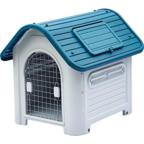 Four seasons general plastic pet dog house Villa outdoor dog kennel Outdoor dog cage large and small dog house kennel