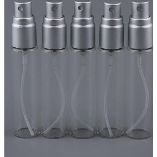 10ml 15 Pcs/set Refillable Glass Body Mini Spray Empty Bottles Container Jars for Perfume Liquid