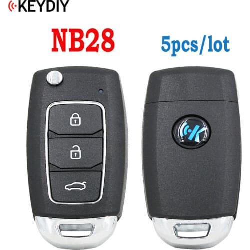 5PCS, Multi-functional KEYDIY Remote key NB28 for KD900 KD900+ URG200 KD-X2 5 functions in one key