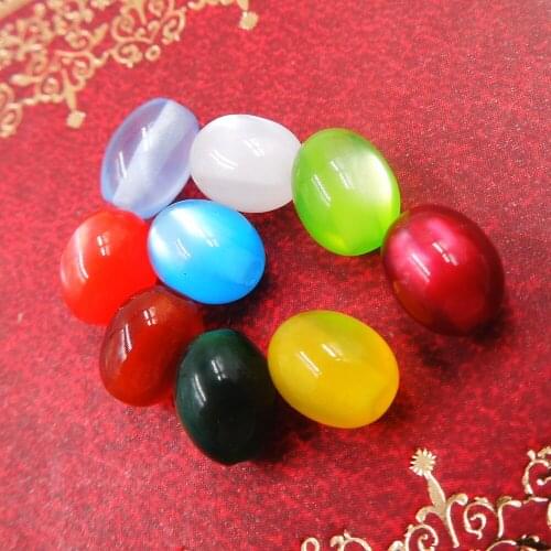 7mm 50pcs Resin diy beads oval artificial opals colors Stripe 7mm Dia,Hole Size 1.5mm, Making necklace bracelet diy , kid gift