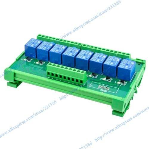 8 channels 18V 10A Relay Module driver board output amplifier board PLC board relay SRD-18VDC-SL-C NPN
