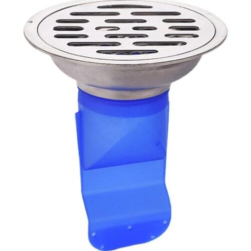 Promotion! 10Cm Silicone Kitchen Strainer Bathroom Pipe Sewer Drain Anti-Odor Pest Control Floor Drain Accessories Round Stainle