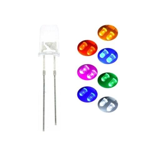 Free shipping 1000pcs 5mm led white/blue/red/yellow/green/pink light bulbs / 5MM White Colour LED emitting diode F5mm White LED