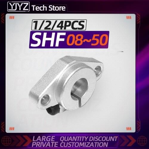 1/2/4PCS Free shipping SHF8/10/12/13/16/20/25/30/35/40/50 bearing shaft support diy XYZ Table CNC 3D Printer