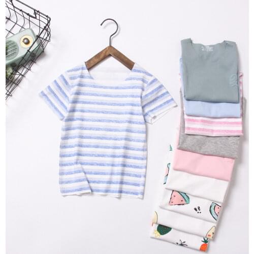 Seamless Children T Shirt Summer 2020 Boys T-shirt Cotton Tops For Girls Kids Tees Fashion Baby Outerwear 2-10 Years