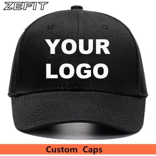 Logo customize cap small quantity custom snap close cap golf tennis dad hat sun visor hat team fashion wearing baseball cap