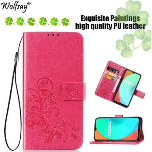 For Oppo Realme C11 Case Cover Magnetic PU Leather Full Cover Filp Wallet Phone Bag Case For Oppo Realme C11 Case For Realme C11