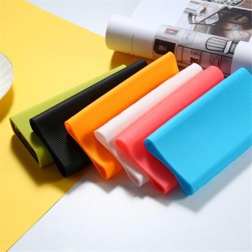 Power Bank Case For Xiao mi Silicone Cover 20000mAh External Battery Pack for Xiao mi PLM07ZM/PB2050ZM/PLM18ZM