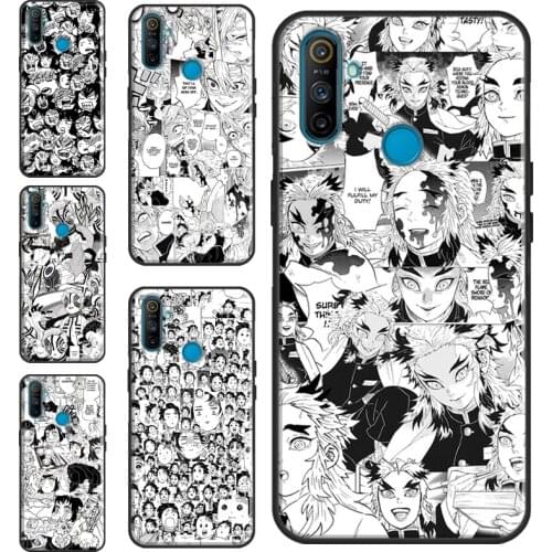 Demon Slayer Anime Case For OPPO Realme GT Neo Q3 6 7 8 Pro C3 C11 C15 C21 OnePlus 9 Pro 8 Pro 9R 7T 8T Cover