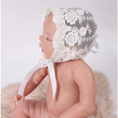 Newborn Hats Hollow Lace Baby Caps Beanie Berets Infant Cap Floral Fetal Hat For Bebe Bonot Balaclava Bucket Sun hats 0-1 Years