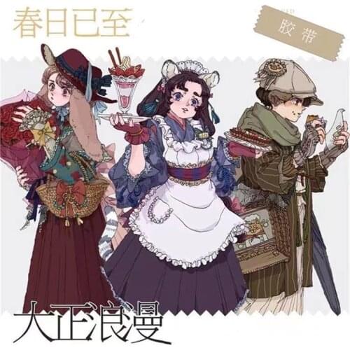 Ancient Romatic Girl Washi Tape for Card Making Bullet Journal DIY Scrapbooking Decorative Sticker