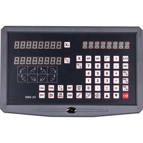 EU RU stock 2 Axis Digital Readout Display DRO suits to Sino Easson Ditron Sinpo Linear Scales Encoder