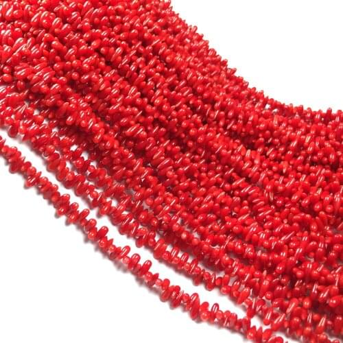 Artificial coral Beadeds Water drop shape isolation loose bead For jewelry making DIY bracelet necklace semi-finished accessorie