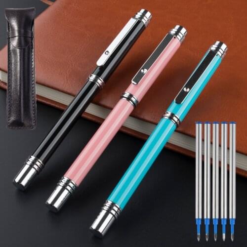 Classic Design Metal Roller Ballpoint Pen Business Men Luxury Writing Gift Pen
