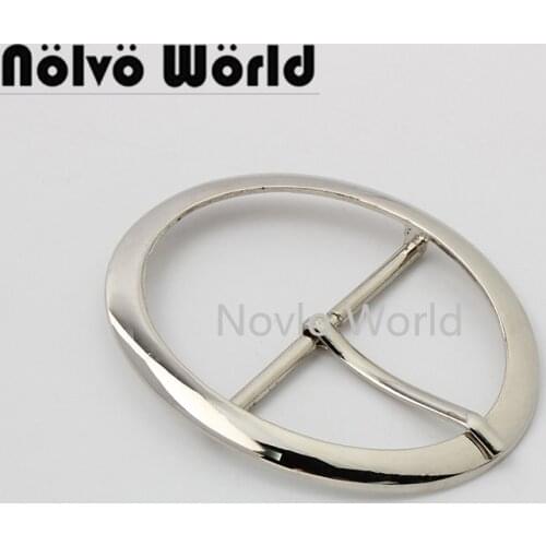 Nolvo World 5-20-100pcs 22mm 48mm 4 colors circle belt buckle silver belt with removable buckle rolling pin hardware