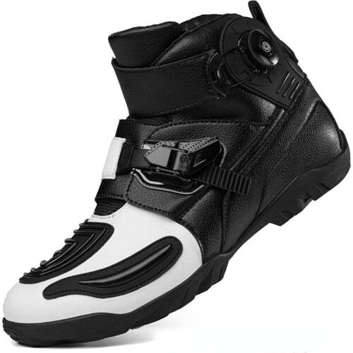 Motorcycle shoes motorcycle riding shoes male rider four seasons off-road motorcycle boots racing short boots four seasons
