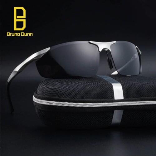 Aluminum Magnesium Mens Sunglasses Polarized Blue Coating Mirror Sun Glasses Male oculos de sol masculino Eyewear Accessories