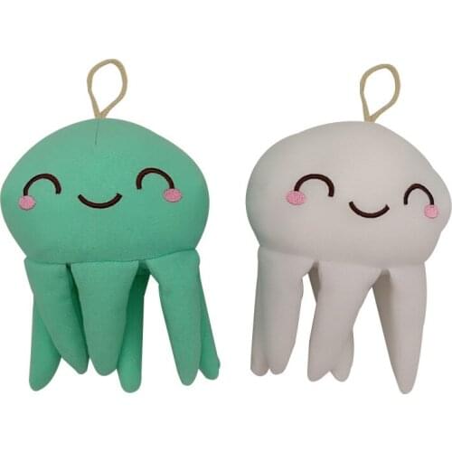 Creative New Flip Luminous Jellyfish Reversible Plush Toy Cute Luminous Starfish Ornament Children Xmas Gift