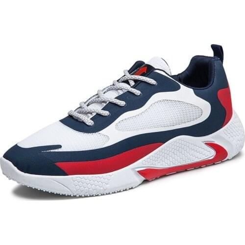 2020 Spring And Autumn New Style Craft Running MENS Casual Shoes Versatile Thick Bottomed Breathable Mesh Athletic Shoes