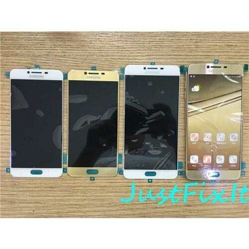 ORIGINAL for SAMSUNG Galaxy C5 C5000 LCD Display Touch Screen Digitizer Replacement Parts 5.2'' Super Amoled
