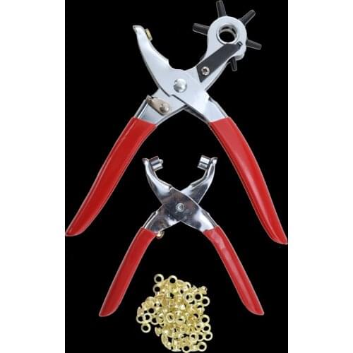Sturdy And Practical Punch Pliers Belt Puncher Punch Pliers Rivet Pliers Two-piece Combination