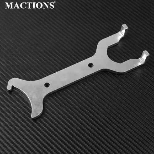 Motorcycle Adjustment Spanner Rear Shock Wrench Tool For Harley Sportster 883 1200 XL Custom Softail Touring FLHR Dyna Fat Boy