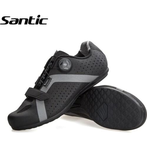Santic 2 IN 1 Unlocked Cycling Shoes Men Road Mountain Bike Shoes Non-slip Rubber Bicycle Shoes For Sports Zapatillas Ciclismo