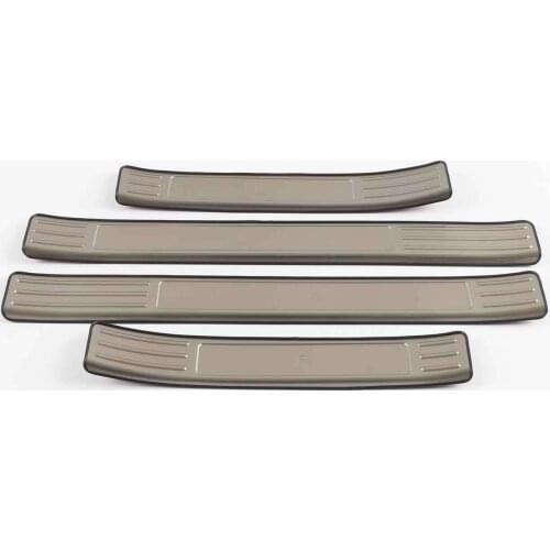 For Ford Kuga Escape 2020 2021 Steel Door Sill Trim Cover Scuff Plate Guard Door Sills Protector Car Accessories nologo