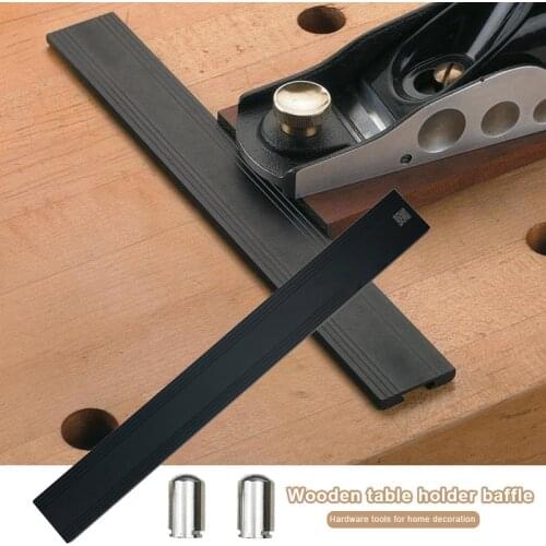 Woodworking Planing Stop Bench Safety Push Block Workbench Miter Bars Table Accessories for Woodworker 19/20mm Dog Hole CLH@8