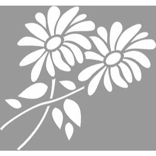 Daisies Stencil Design, Painting Template 30x30 Cm, Walls, Tiles, furniture For Easy and Practical Pattern Application