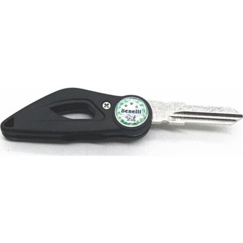 Motorcycle Left Slot Right Slot Folding Blank Blade Key Replacement Uncut Key for Benelli Keeway 300 600 FLAME200 TNT300 TNT600
