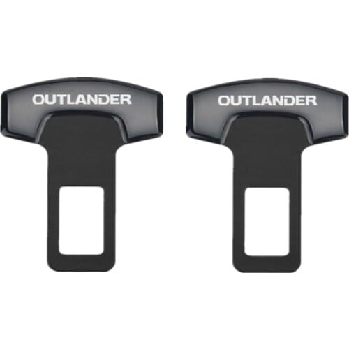 For Mitsubishi Outlander 2013-2019 Accessories Car Styling Car Belt Buckles Car Seat Safty Belt Alarm Canceler Stopper 2pcs