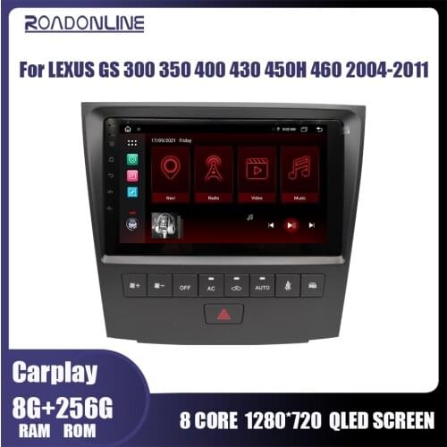 For Lexus GS300 GS350 GS400 GS430 GS450h GS460 GS350 GS430 2004-2011 Car Radio Multimedia Video Player Navigation Stereo GPS