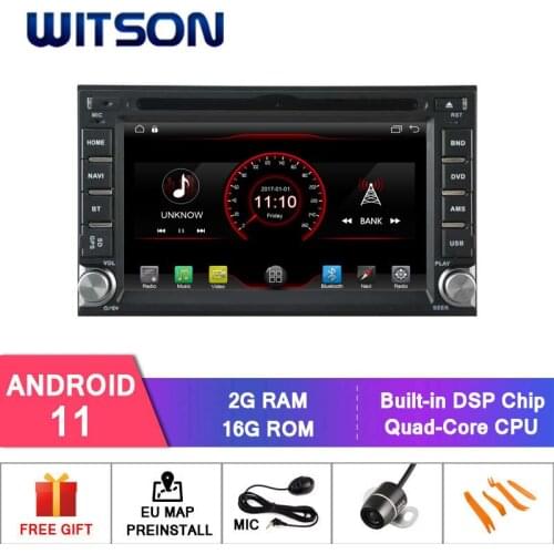 WITSON Android 11 2GB RAM 16GB FLASH CAR RADIO for Universal Double Din DVD Player Car Multimedia Player Stereo AutoAudio GPS